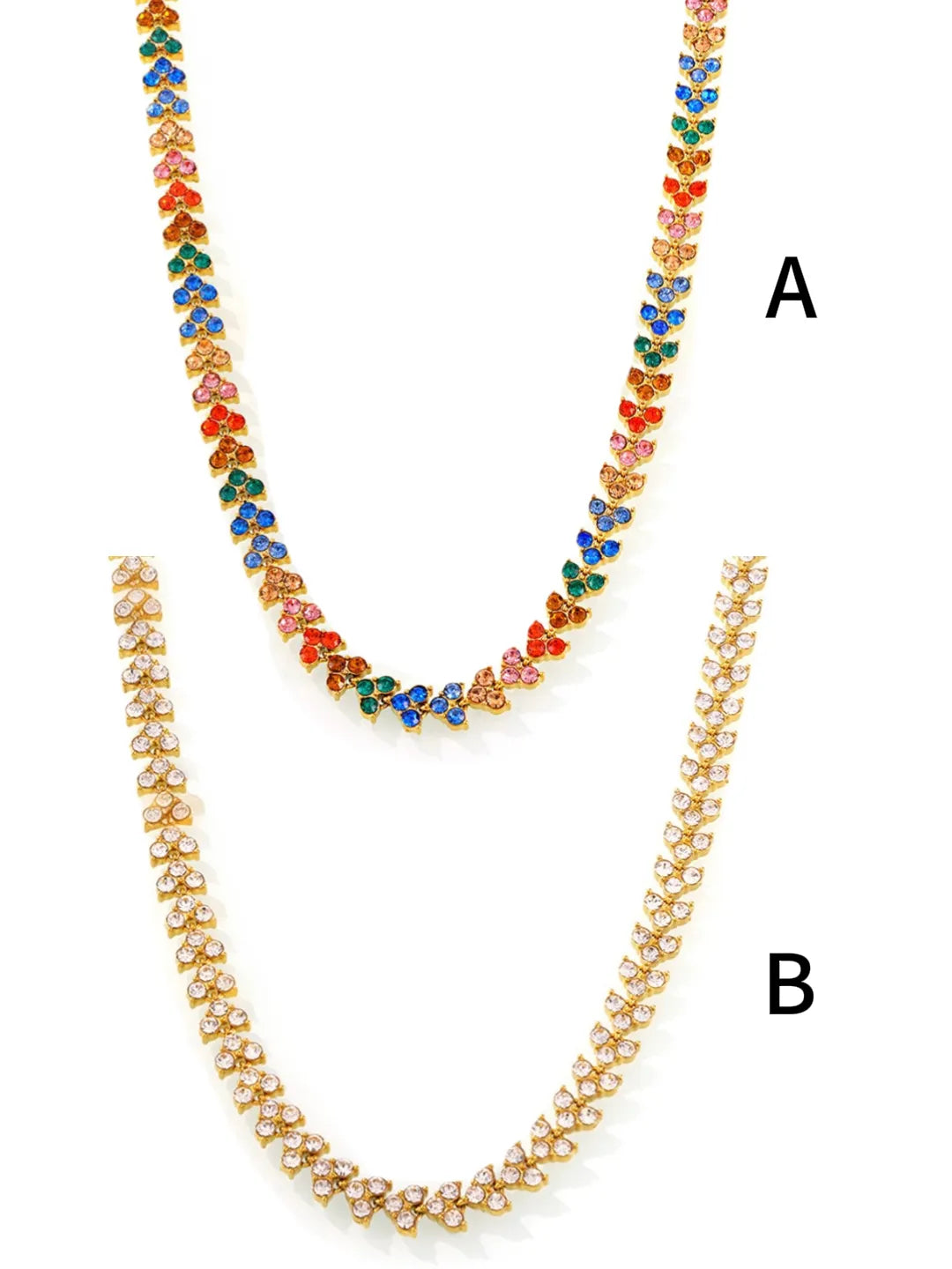 DOPAMINE ZIRCON NECKLACE