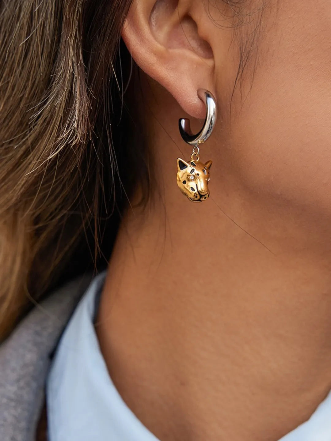 LEOPARD EARRINGS