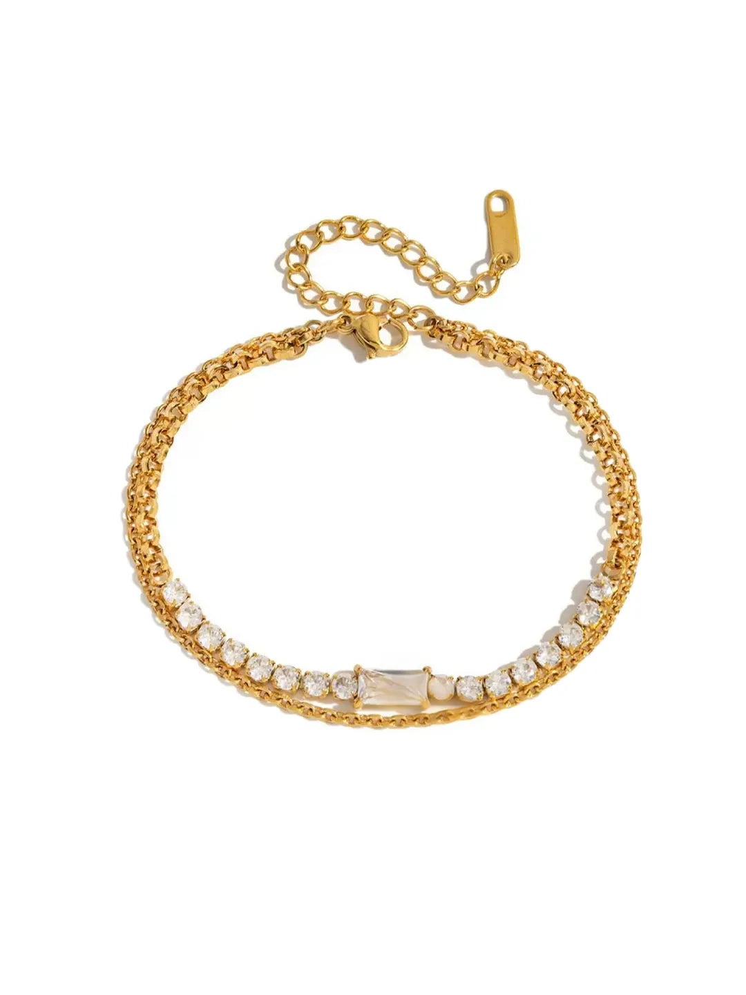 STACKED ZIRCON BRACELET