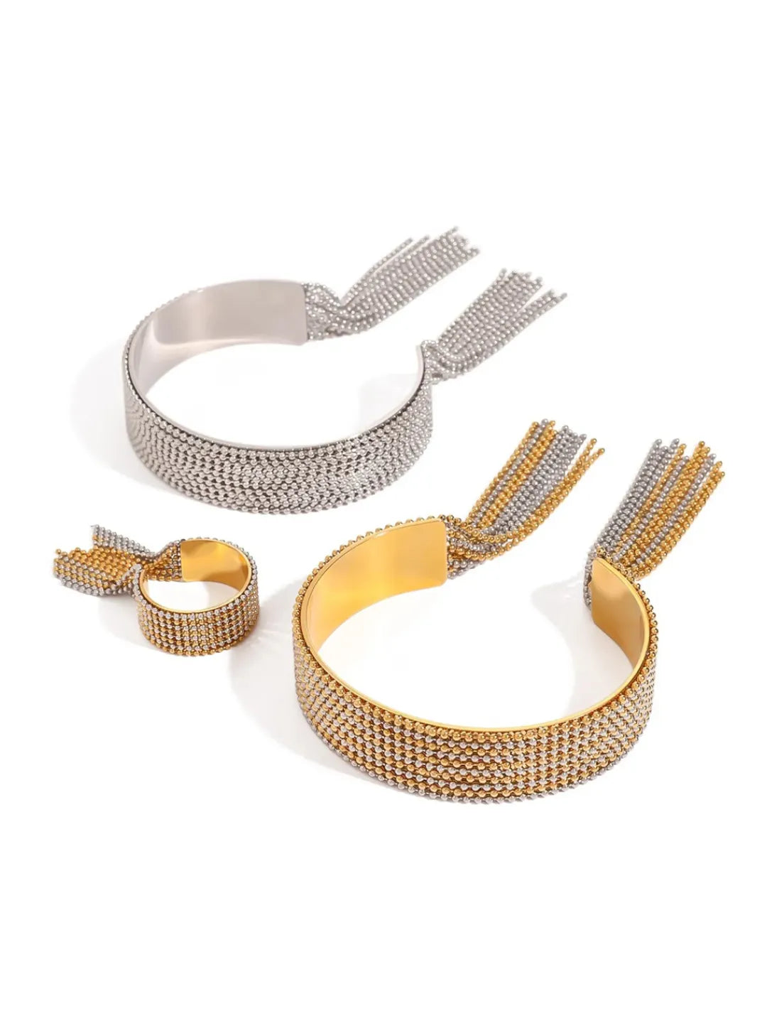 TASSEL OPEN BANGLE