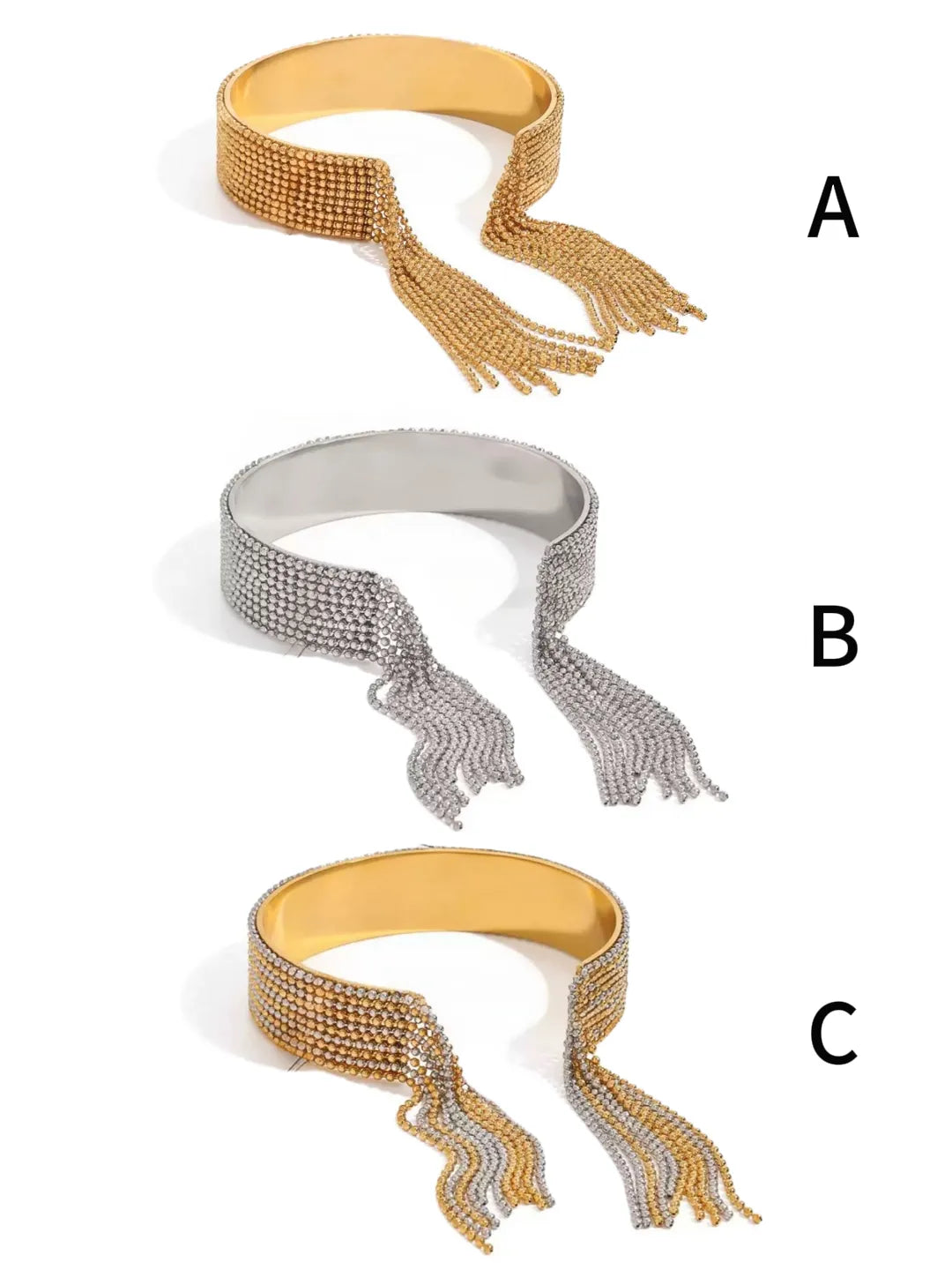 TASSEL OPEN BANGLE