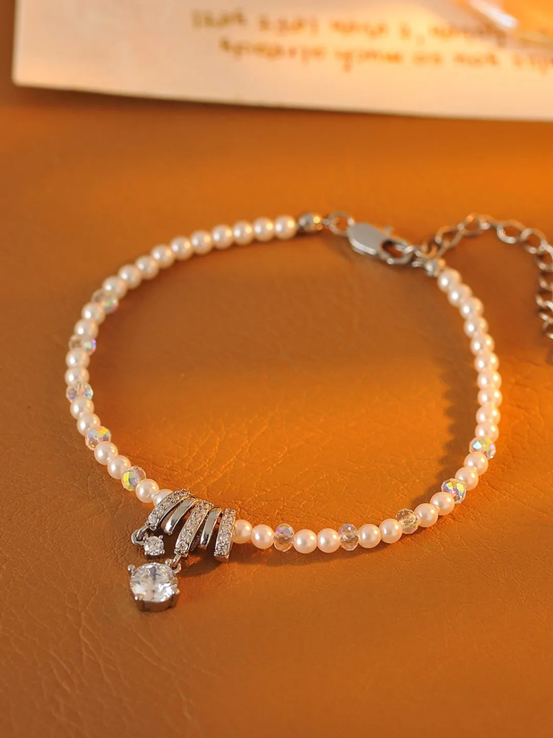 PEARL ZIRCON BRACELET