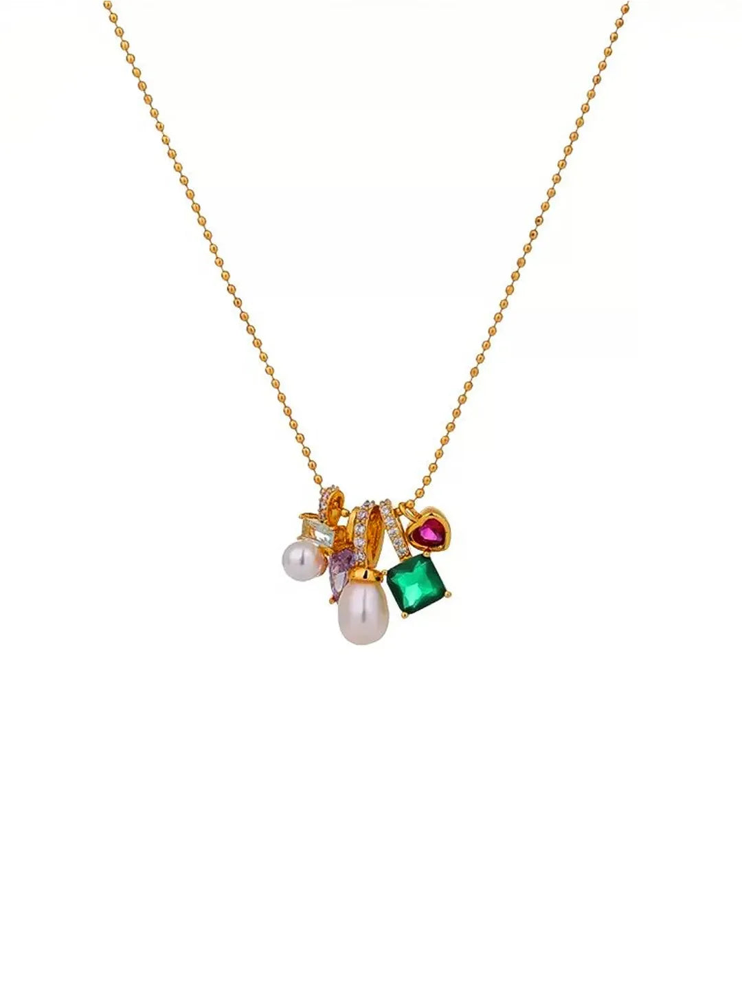 COLORFUL ZIRCON NECKLACE