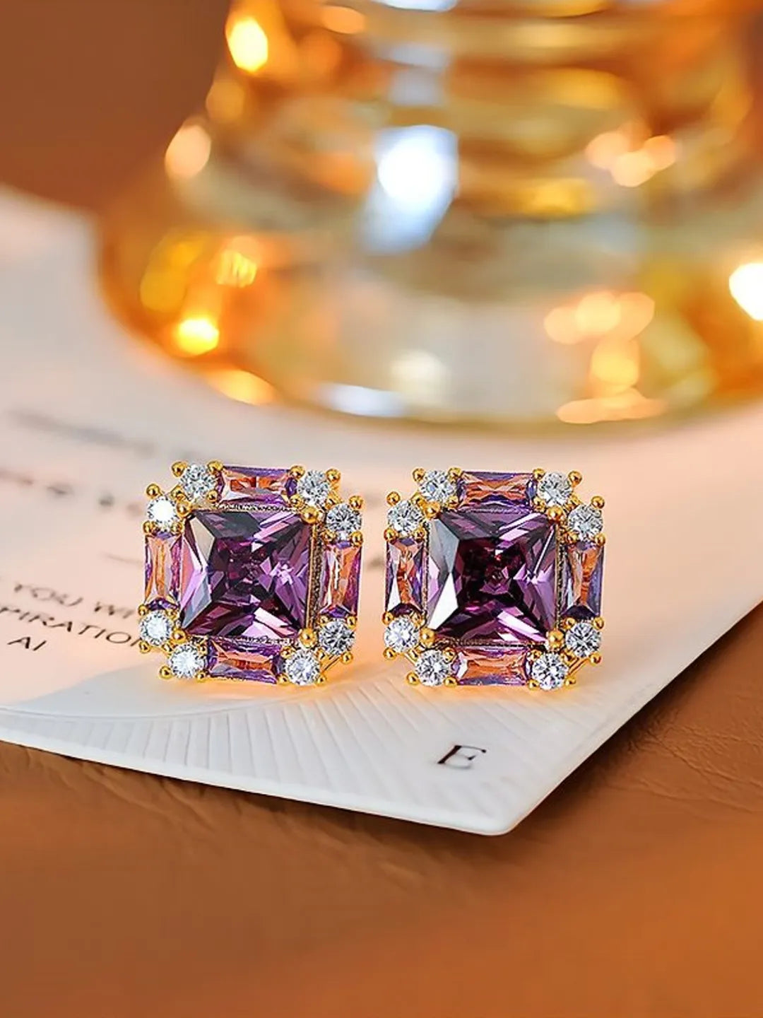 AMETHYST EARRINGS