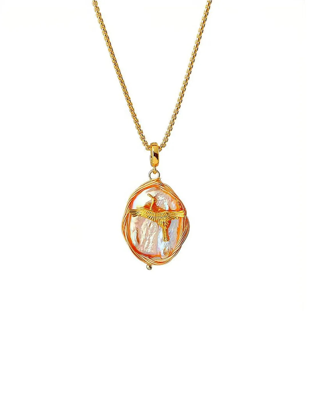 BAROQUE PEARL SWEATER NECKLACE