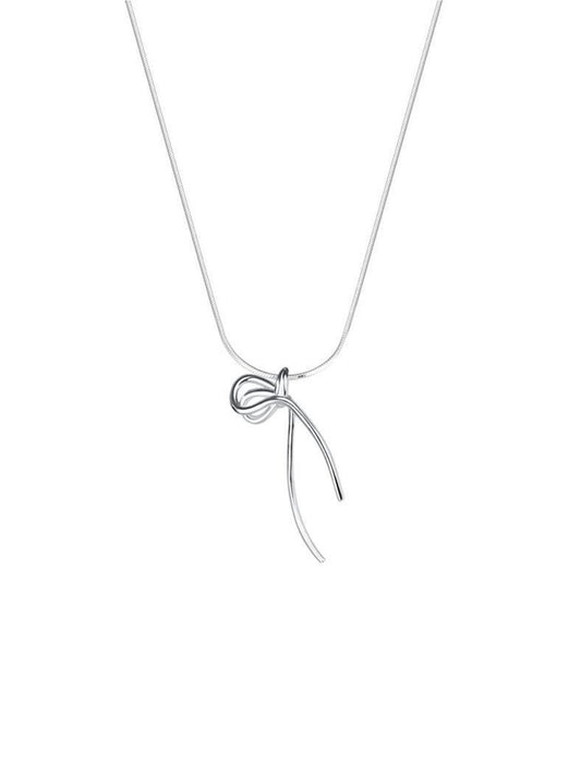 BOW NECKLACE & EARRINGS SET