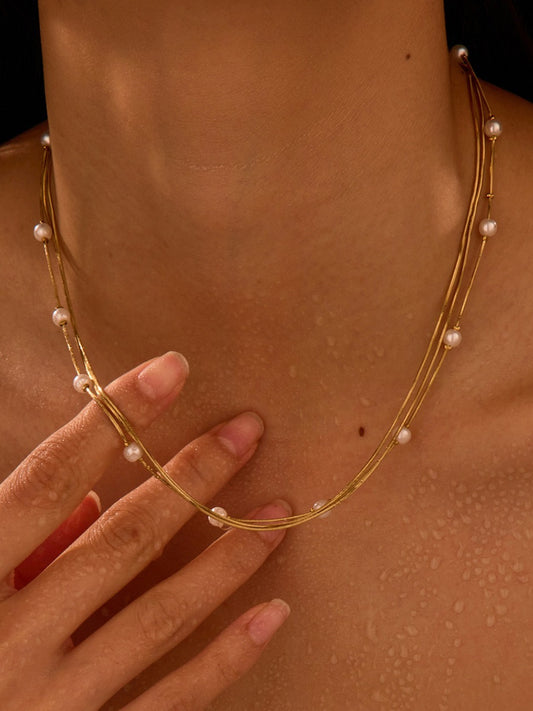 SIREN'S HOARD SHELL NECKLACE