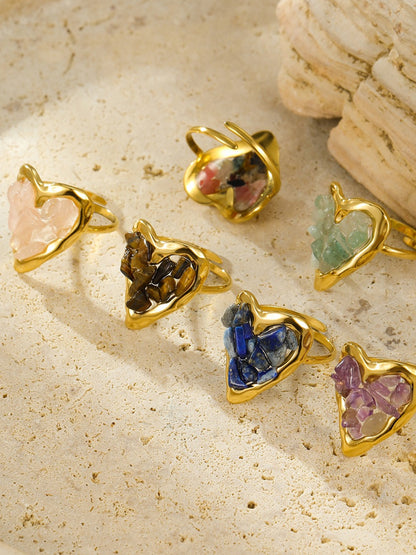 NATURAL GEMSTONE RING
