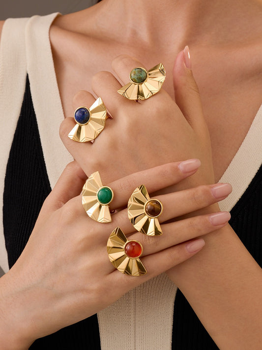 FAN-SHAPED RING