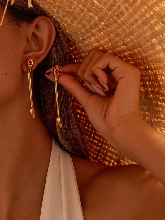 SERPENT'S EYE STUDS