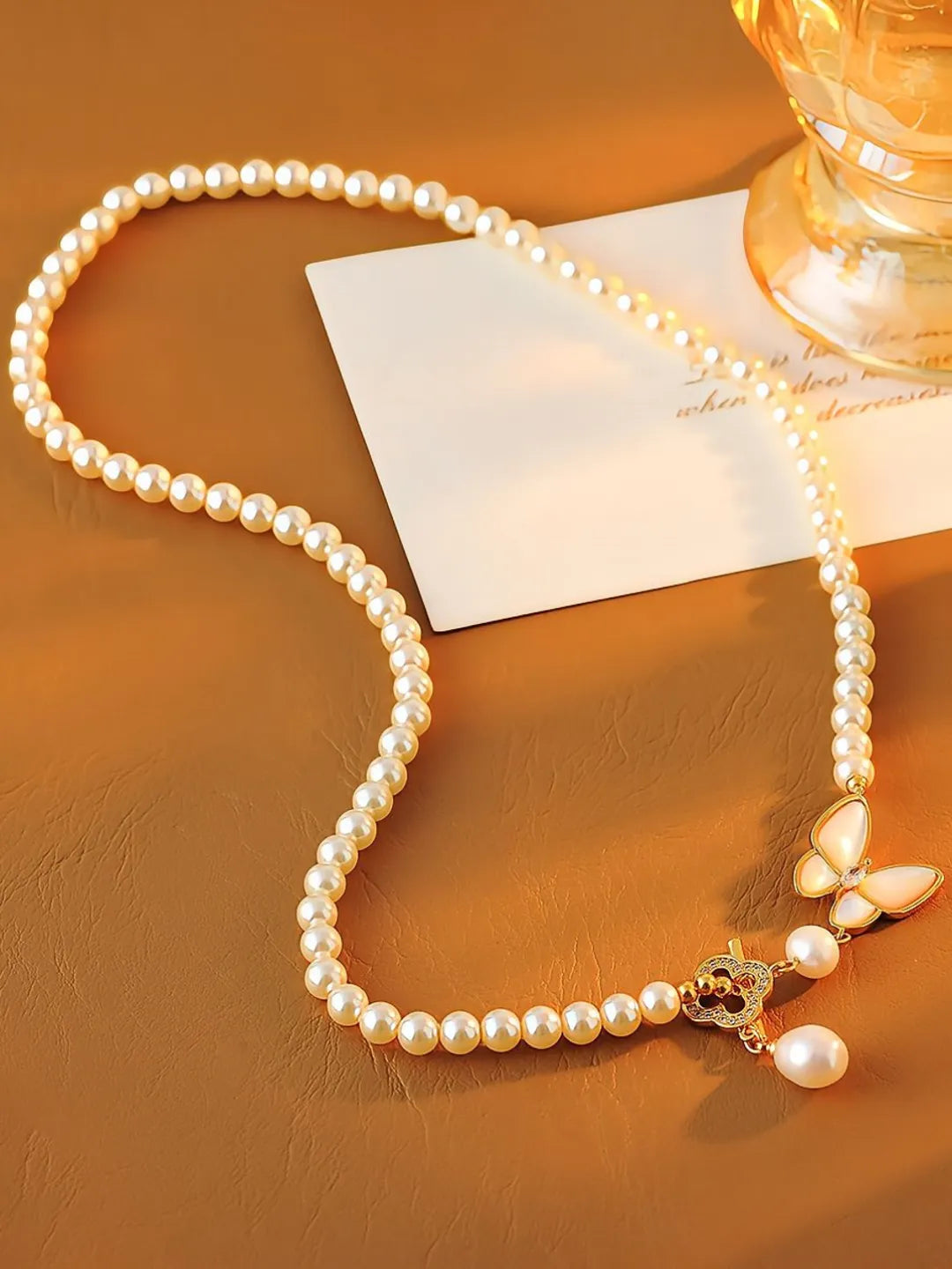 PEARL WING NECKLACE