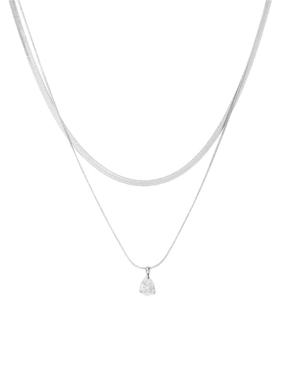 WATERDROP ZIRCON NECKLACE