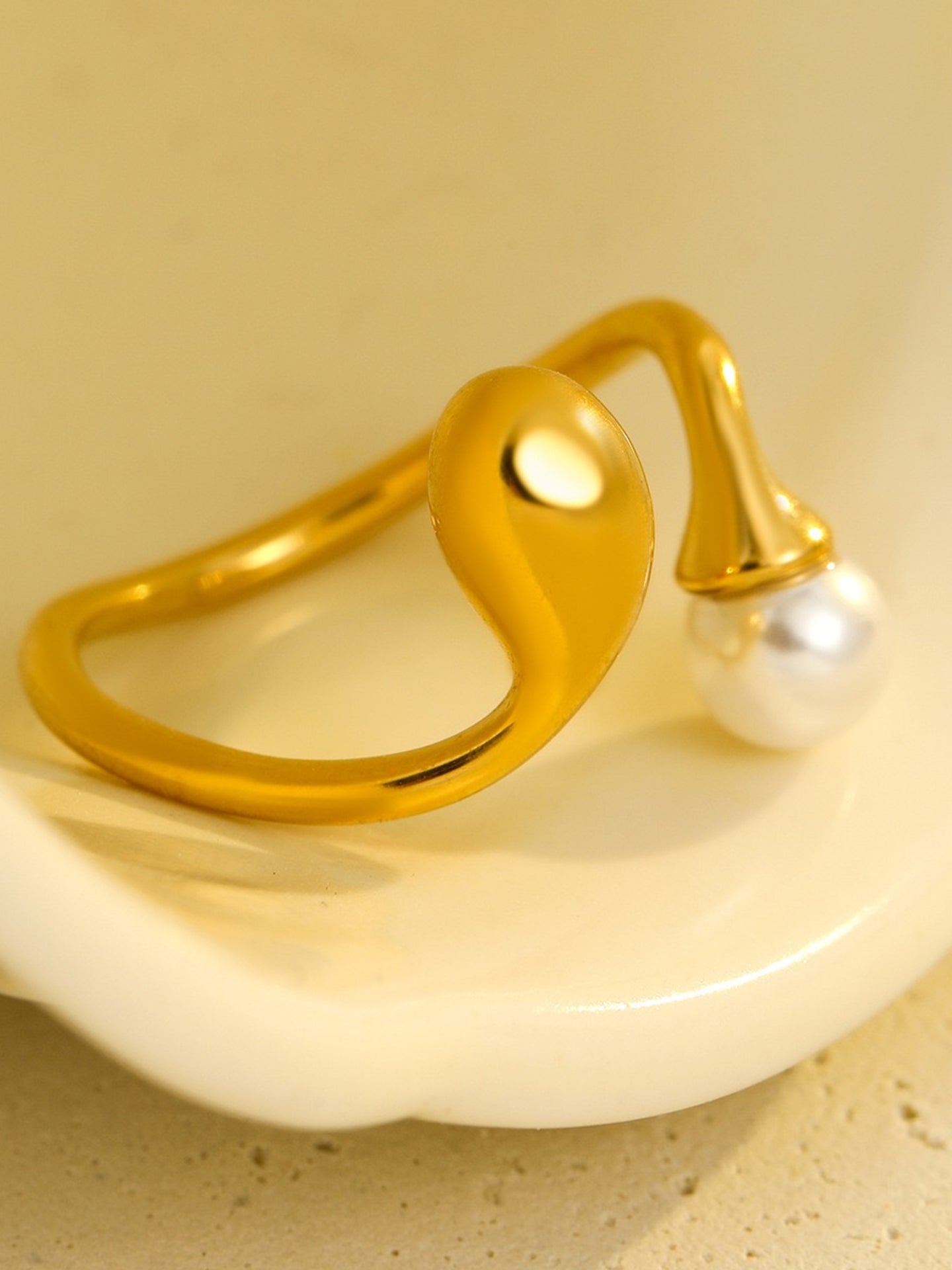 PEARL OPEN RING