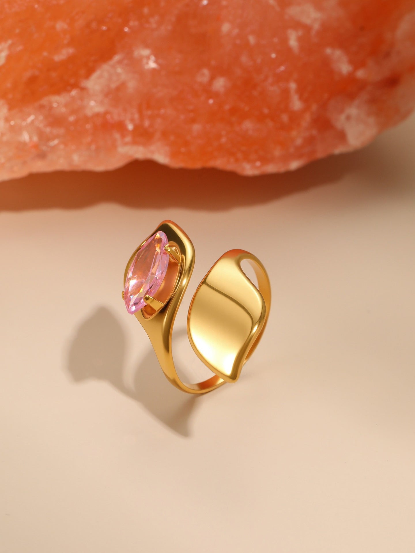 PINK ZIRCON RING