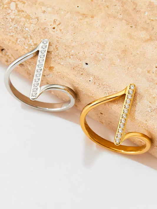 MICRO-PAVÉ ZIRCON RING