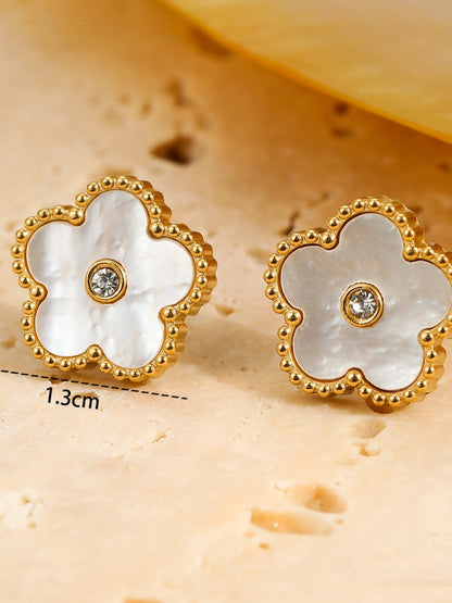 PLUM BLOSSOM EARRINGS