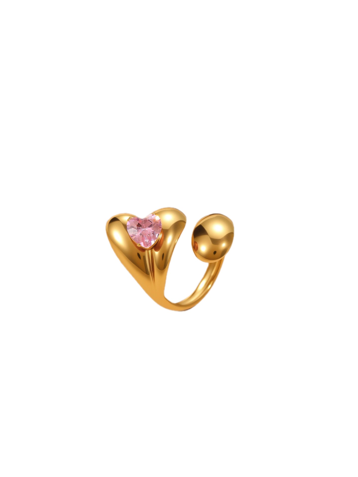 PINK ZIRCON RING