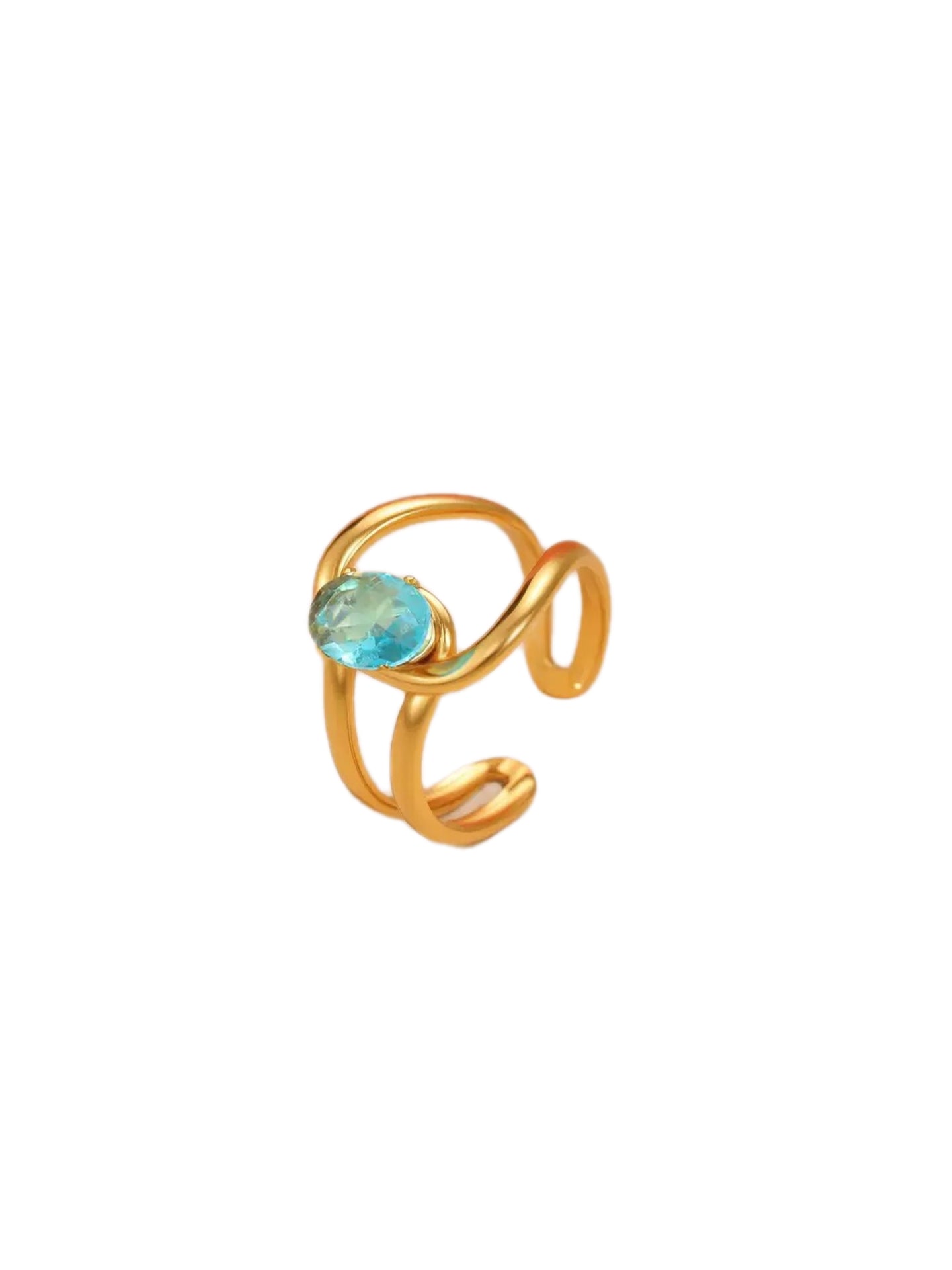 BLUE ZIRCON RING