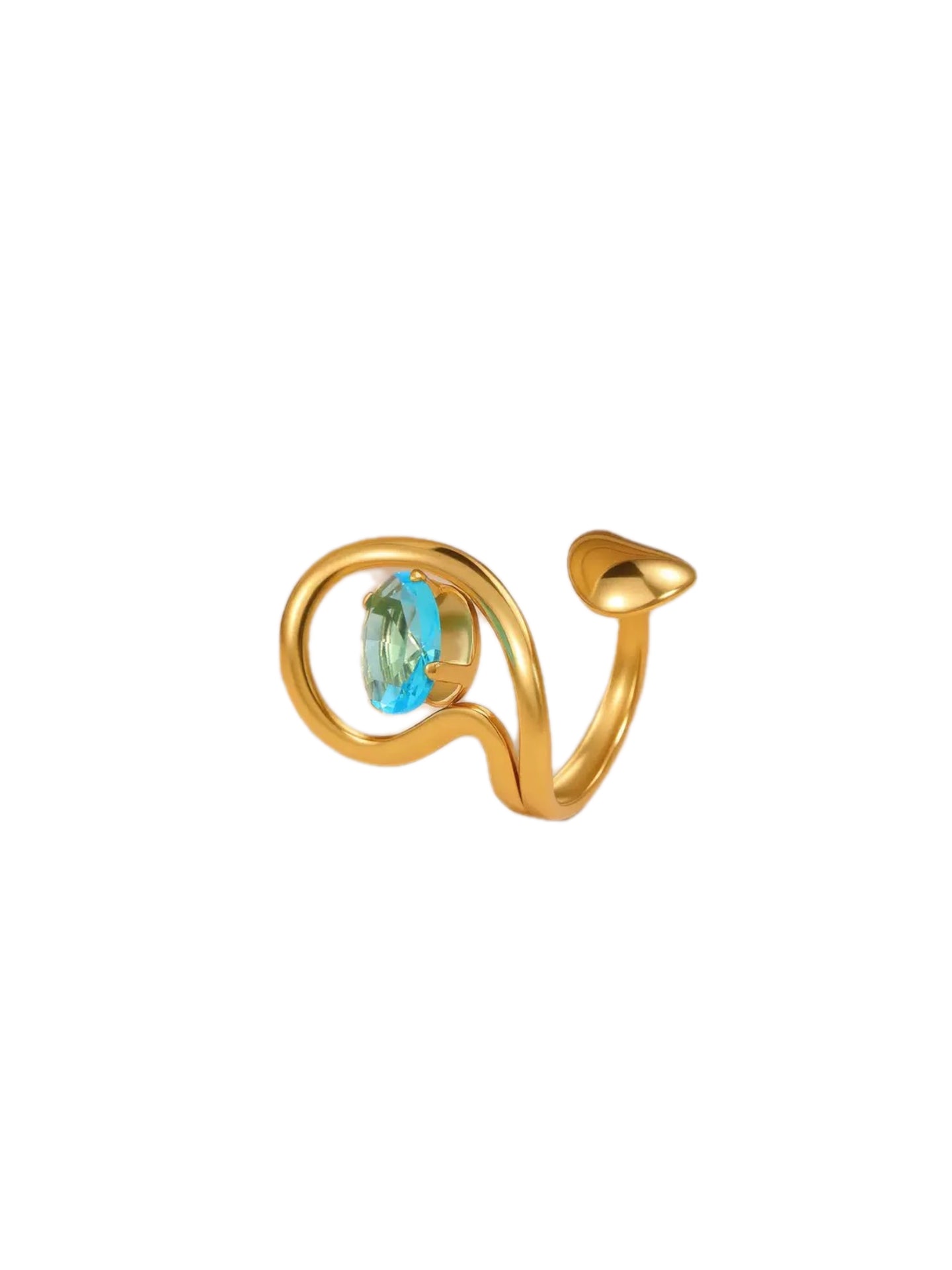 BLUE ZIRCON RING