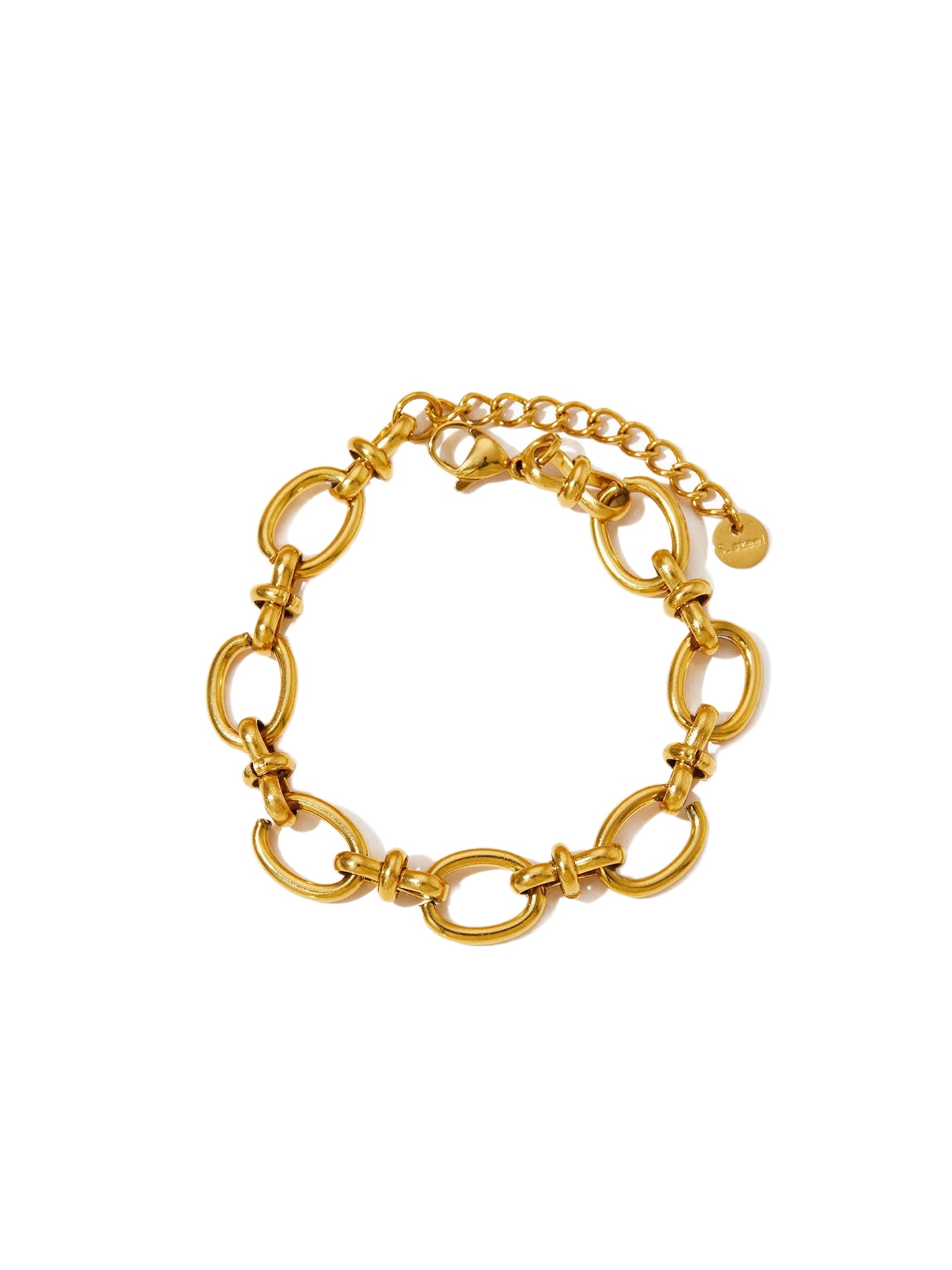 MESH BAND & HEART BRACELET SET