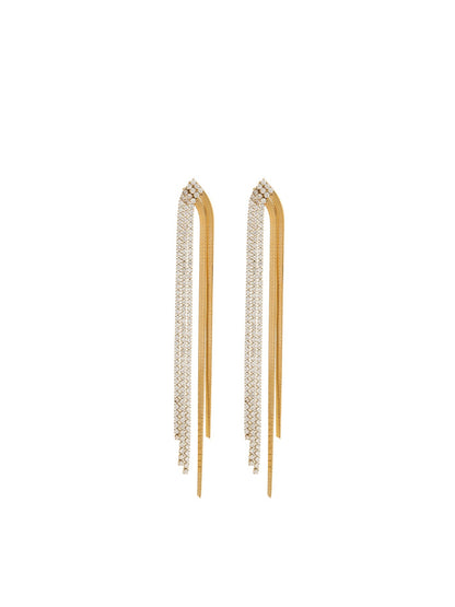 ZIRCON TASSEL EARRINGS