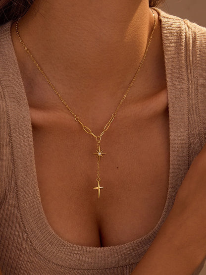 EIGHT-POINTED STAR NECKLACE