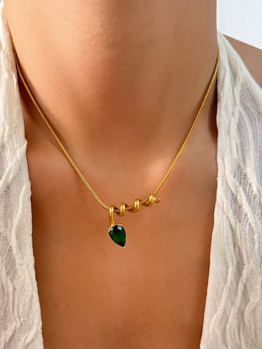SERPENT COIL NECKLACE