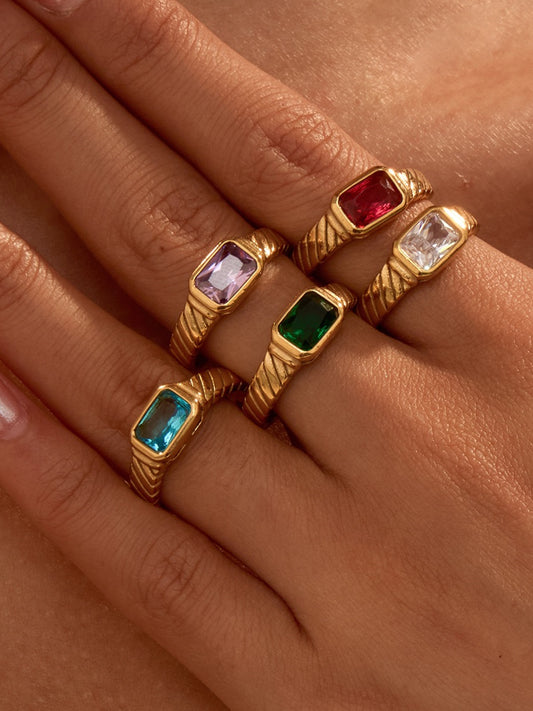 VINTAGE ZIRCON RING