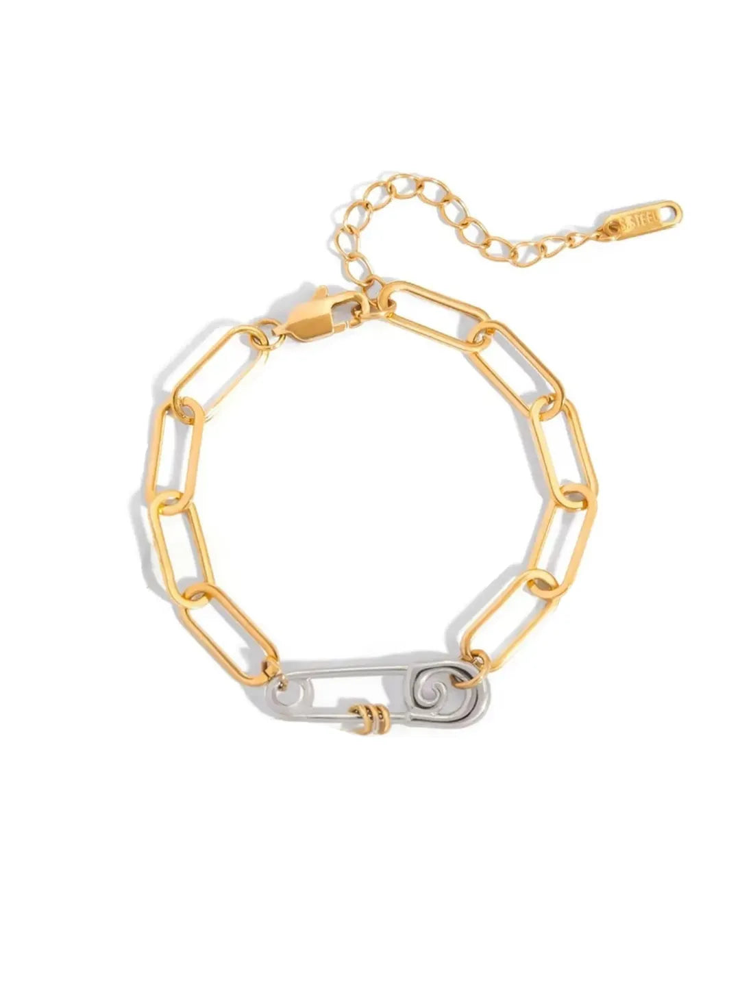 MULTICOLOR PAPERCLIP BRACELET