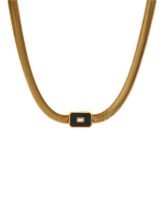 VINTAGE SNAKE CHAIN NECKLACE
