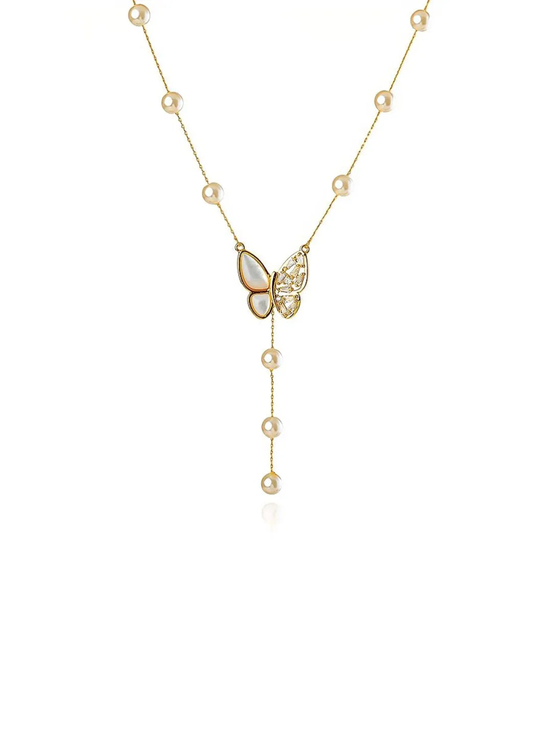 BUTTERFLY SHELL NECKLACE
