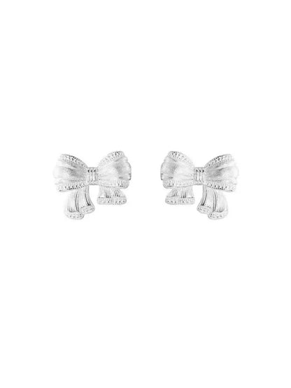 VELVET BOW EARRINGS