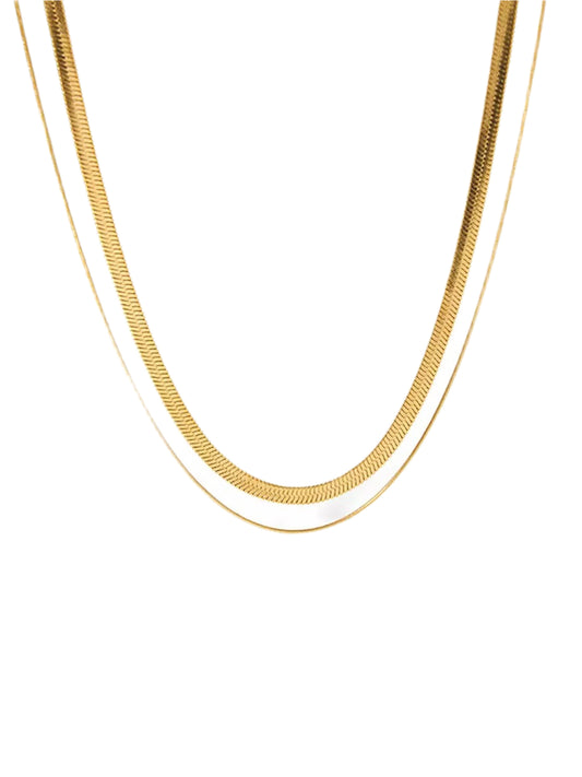 DOUBLE FLAT SNAKE CHAIN