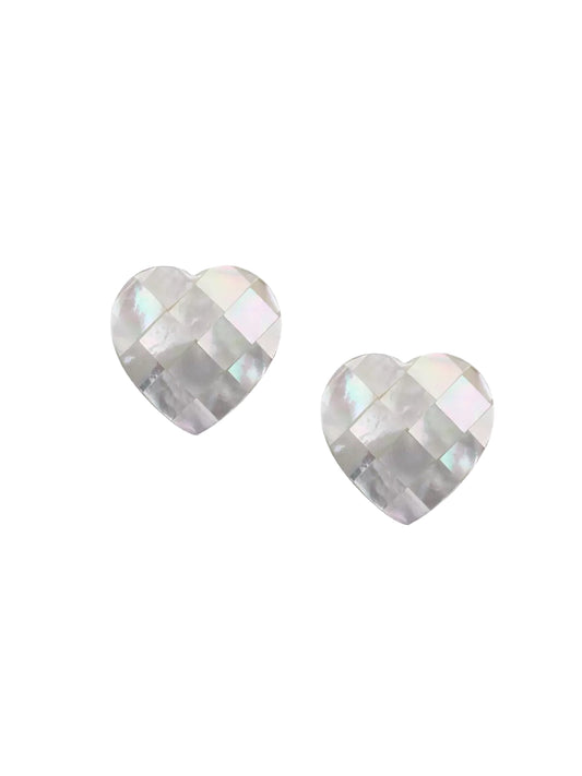 HEART STUD EARRINGS