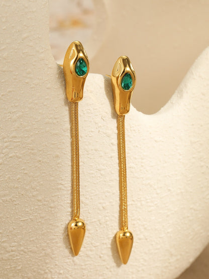 SERPENT'S EYE STUDS
