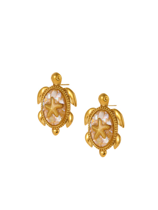 STARFISH & TURTLE EARRINGS