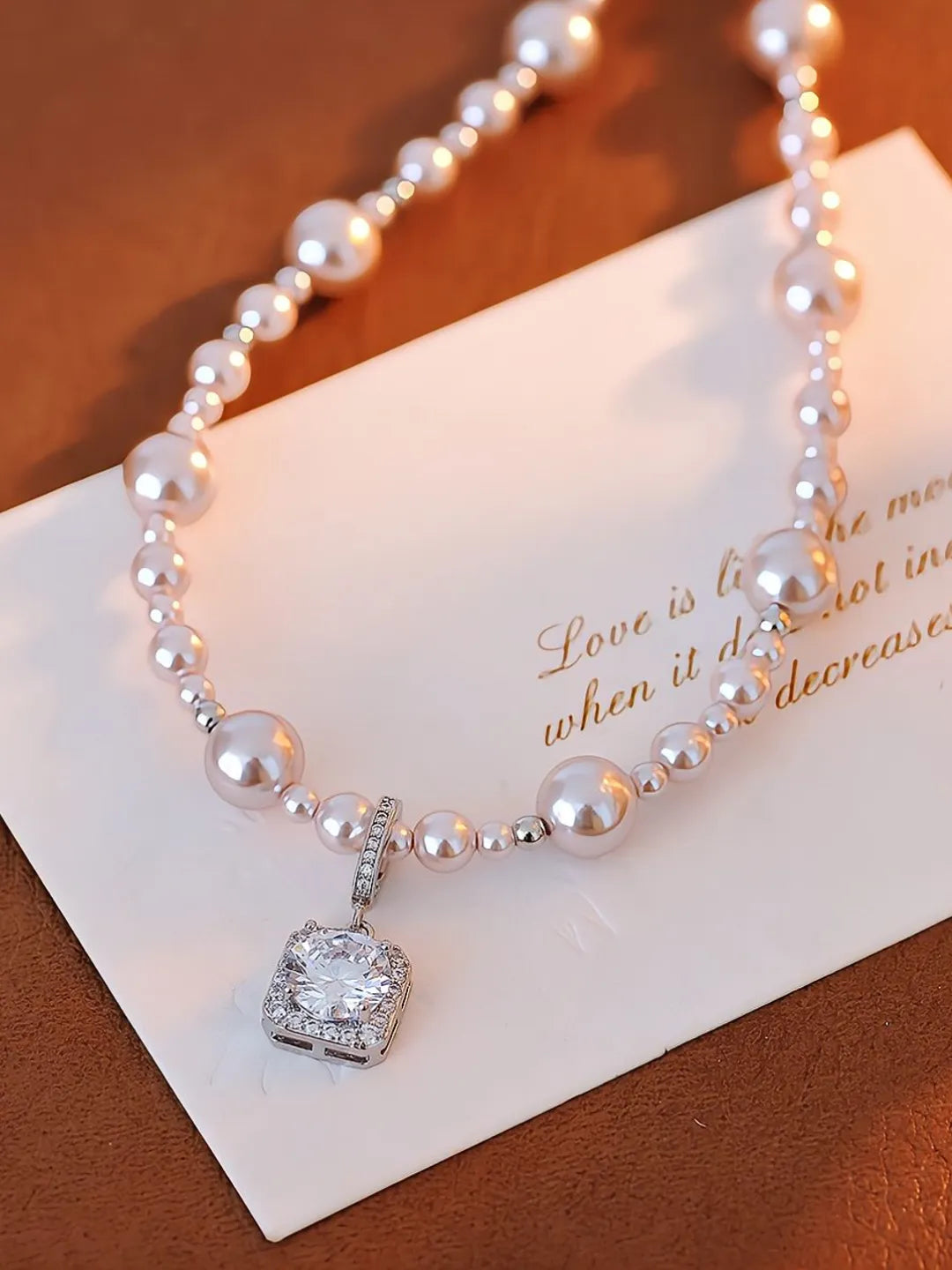 PEARL SUGAR CUBE NECKLACE