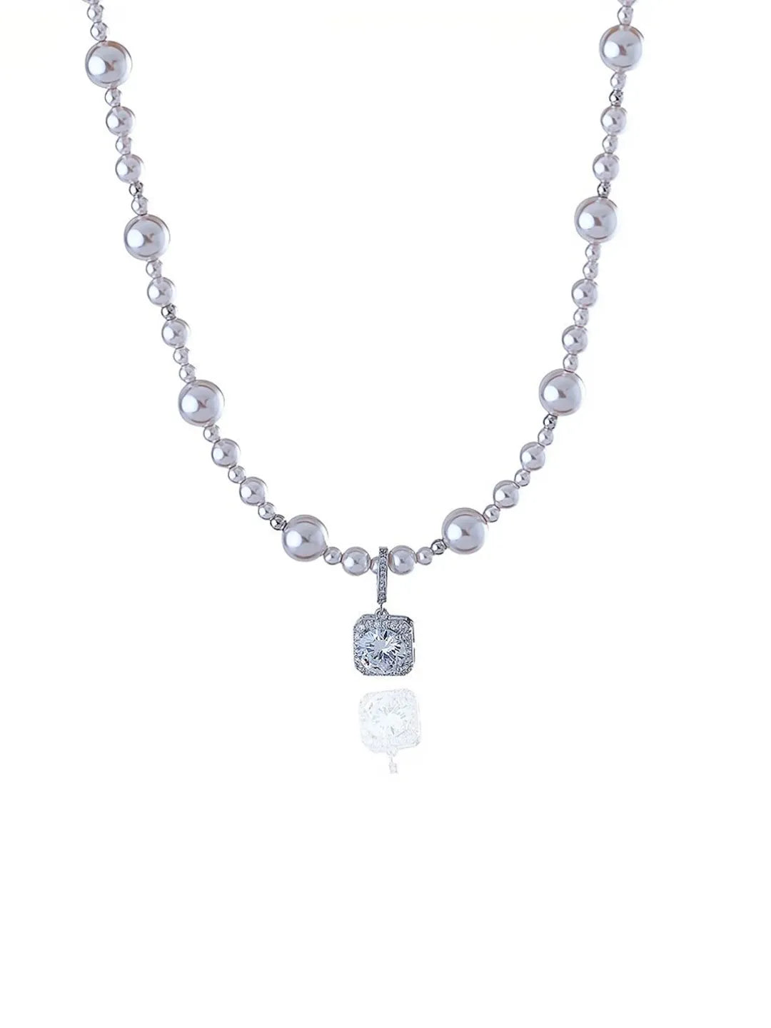 PEARL SUGAR CUBE NECKLACE