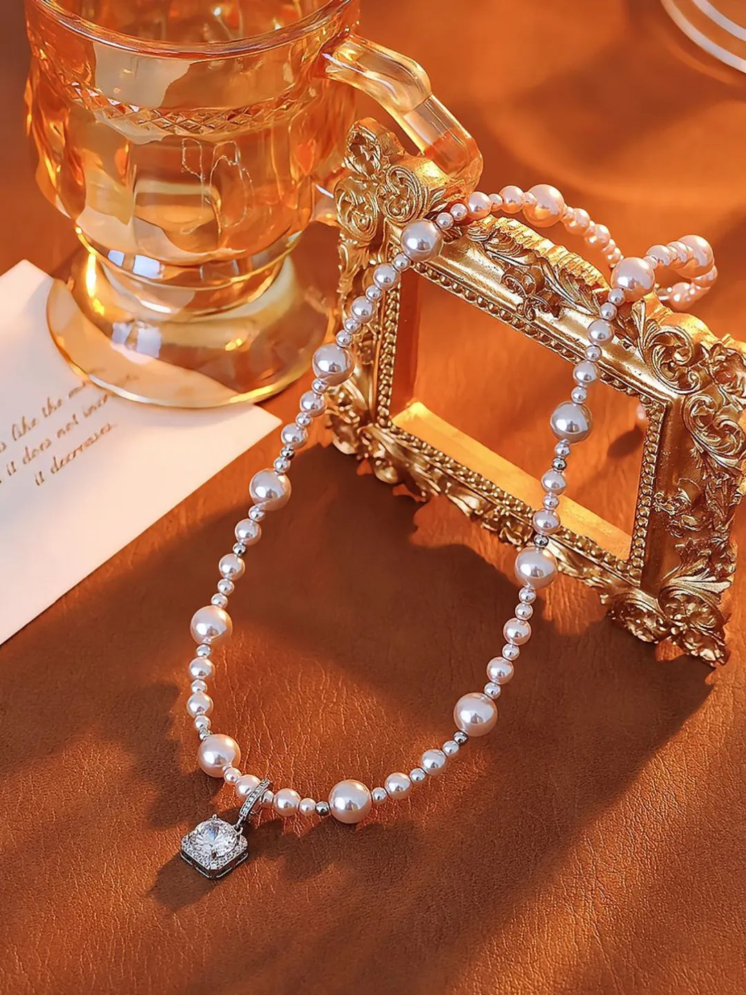 PEARL SUGAR CUBE NECKLACE