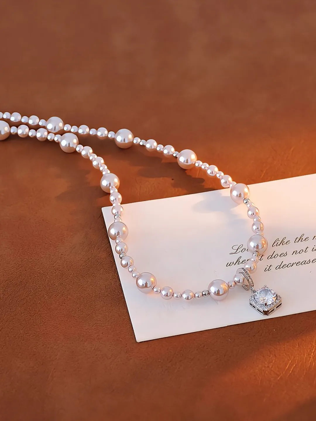 PEARL SUGAR CUBE NECKLACE