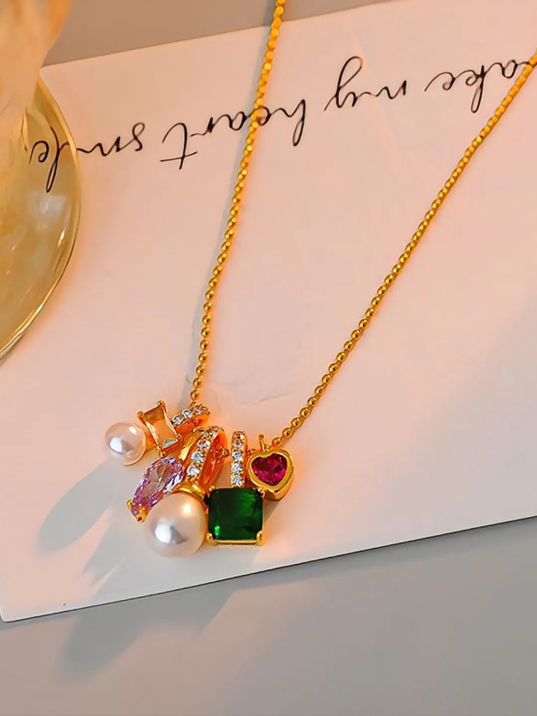 COLORFUL ZIRCON NECKLACE