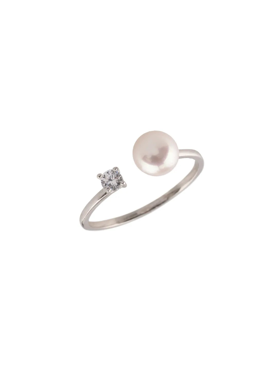 FRESHWATER PEARL CZ RING