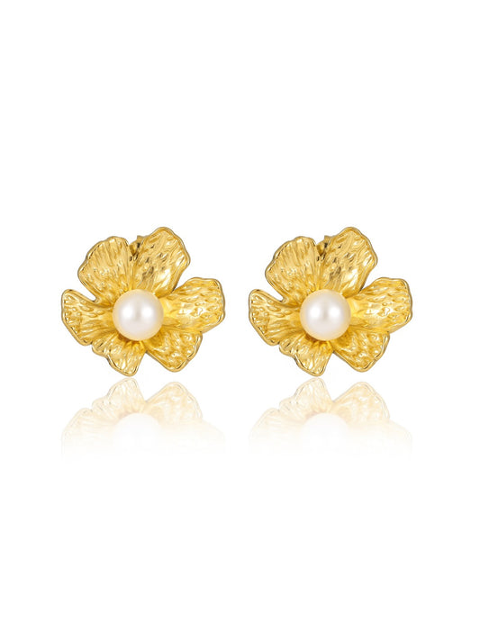 FLORAL STUD EARRINGS