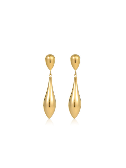 WATER DROP STUD EARRINGS