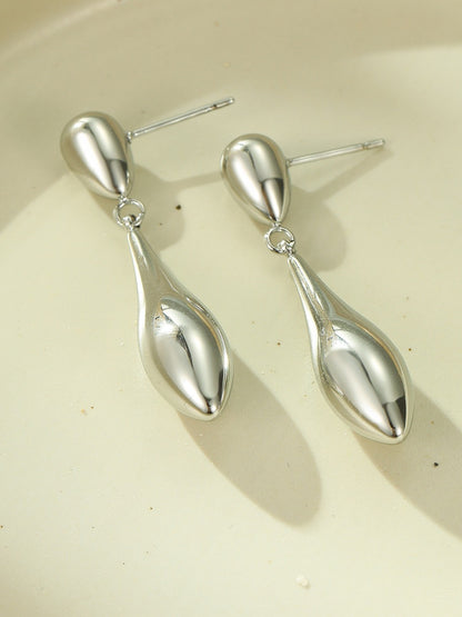 WATER DROP STUD EARRINGS