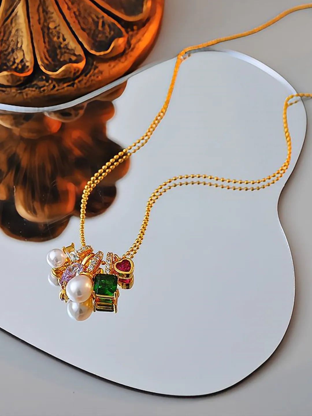 COLORFUL ZIRCON NECKLACE