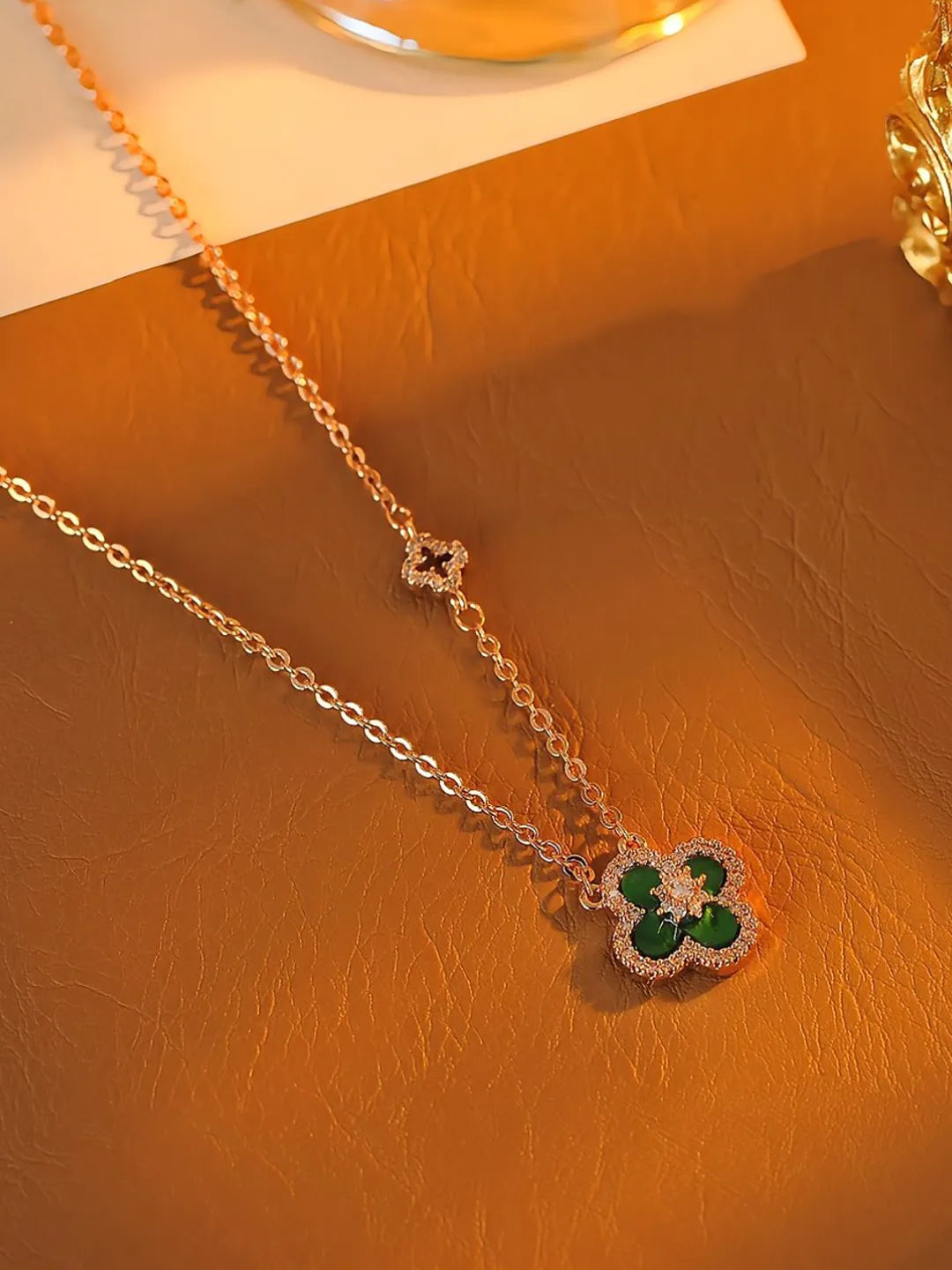 FOUR-LEAF CLOVER NECKLACE