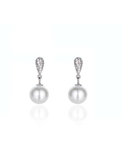 SHELL PEARL EARRINGS