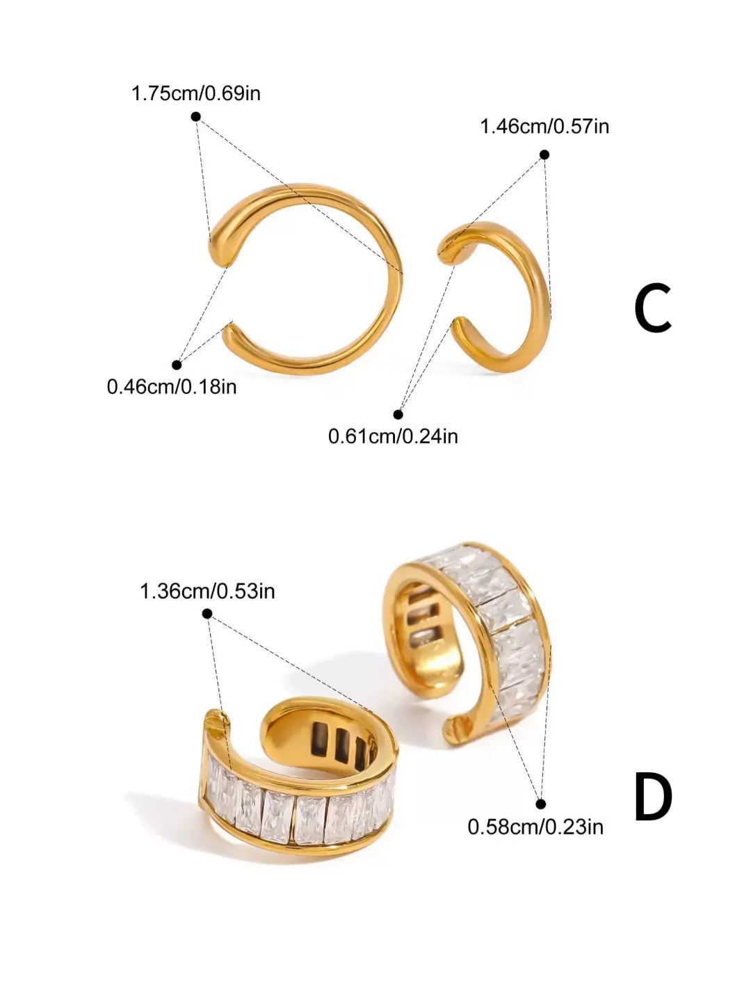 MINIMAL LUXE EARRING SET