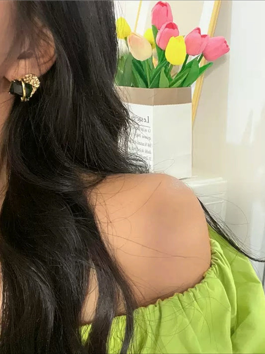 VINTAGE HEART EARRINGS